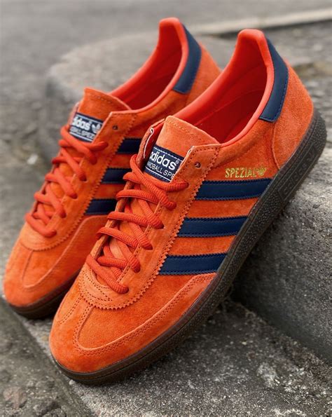 Adidas spezial navy and orange